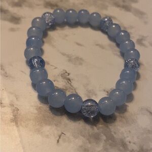 Blue Beaded Bracelet